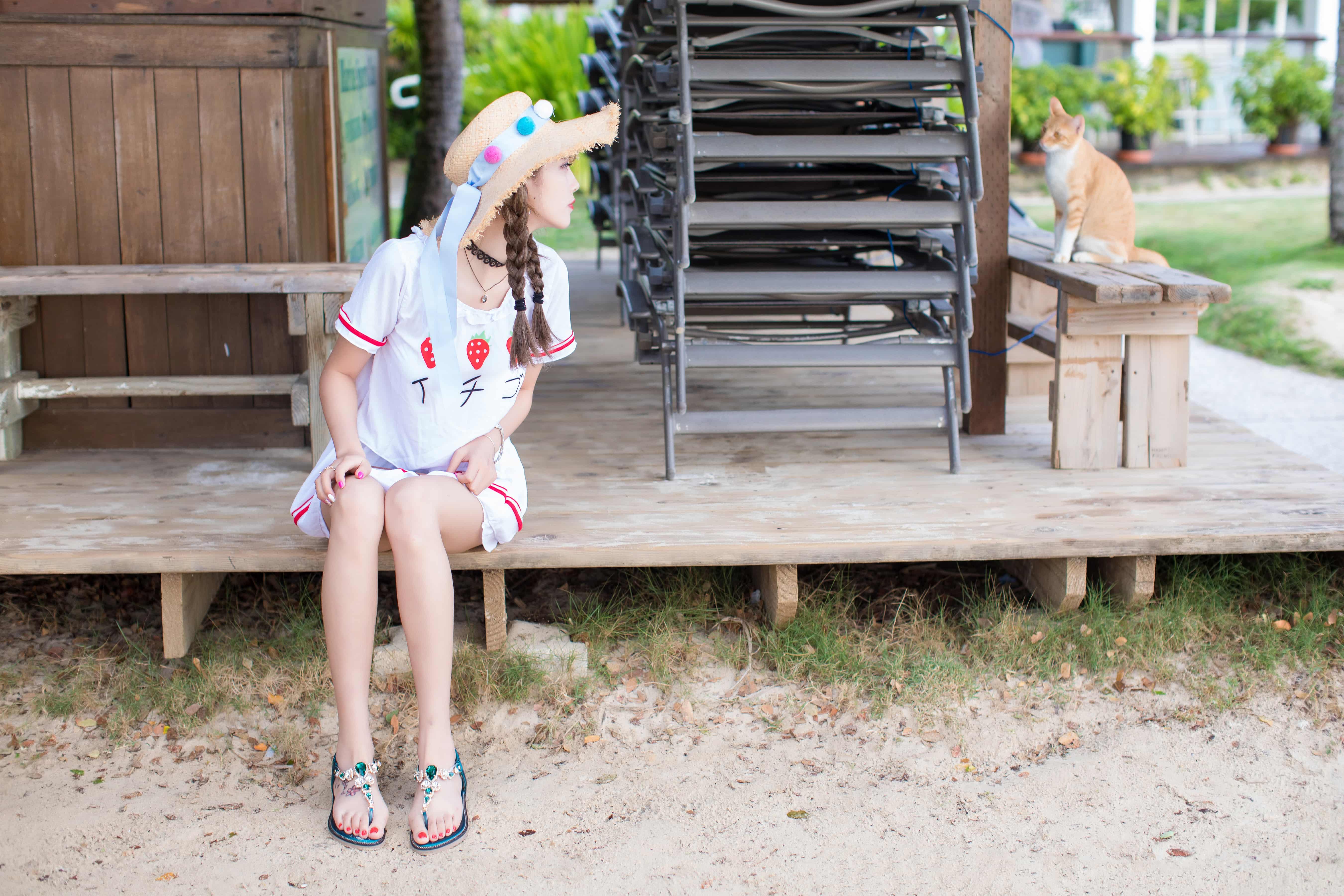 sugar girl in stockings